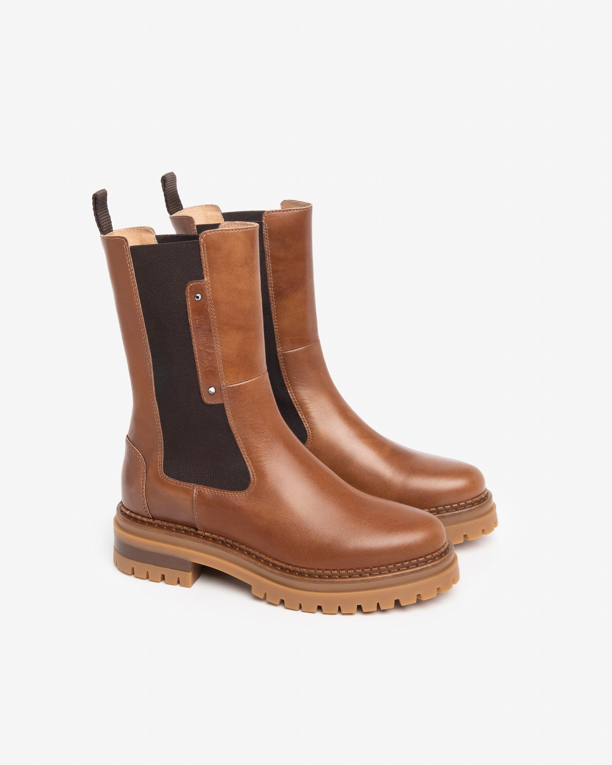 Nero Giardini Chelsea Boots bottines cuir femme hiver pointure 38