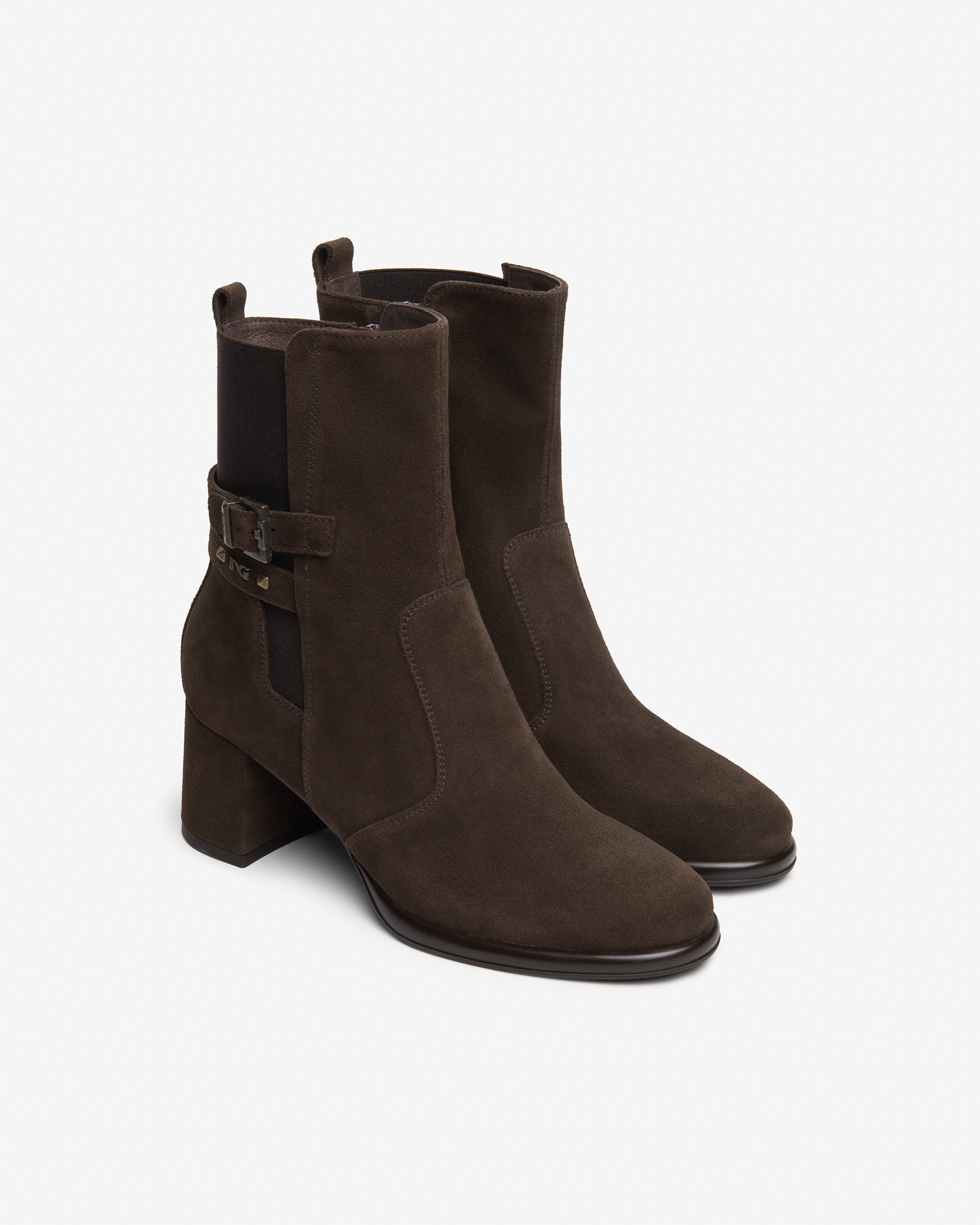 Nero Giardini Ankle Booties bottines daim femme talon 6 cm