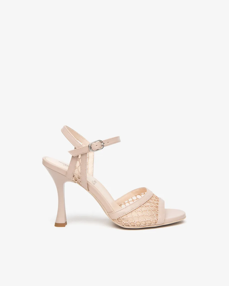 Nero Giardini Sandals sandales cuir toile soirée