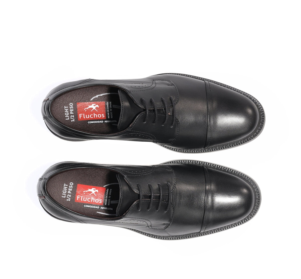 Fluchos Adrien F2494 chaussures homme noir cuir souple