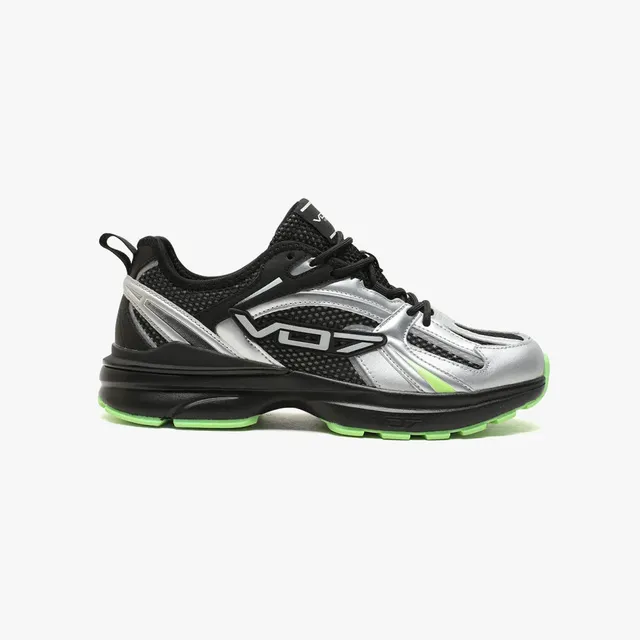 VO7 Street K Seven 75 sneakers argent vert fluo