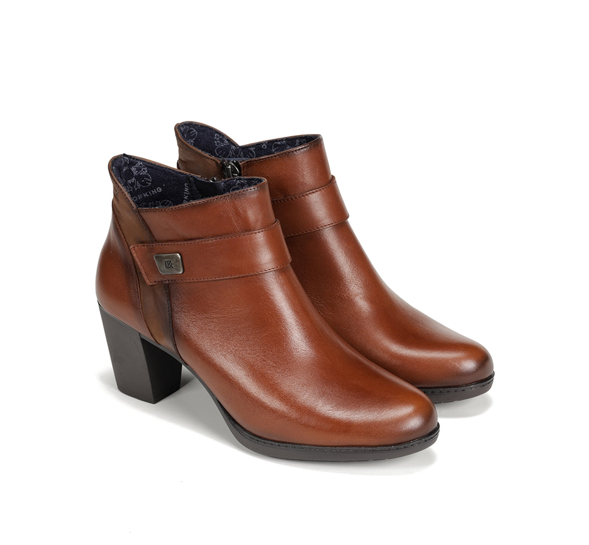 Dorking Evelyn D9111 bottines femme marron talon