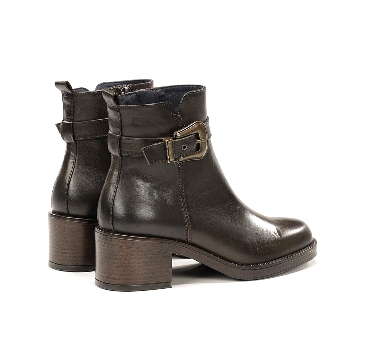 Dorking by Fluchos Linet D9801 bottines femme vert cuir
