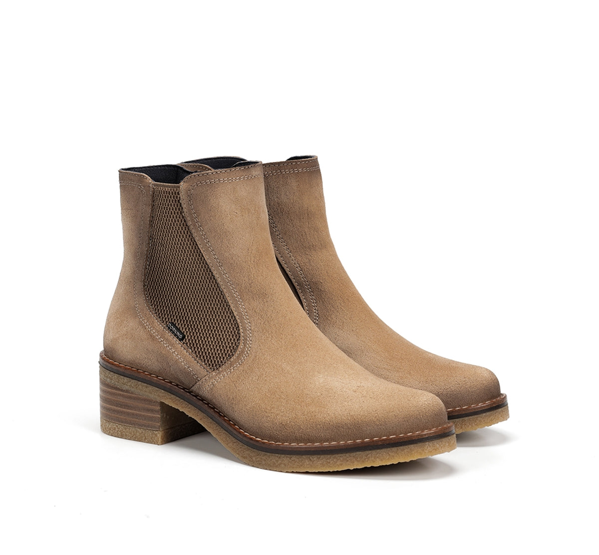 Dorking Lucero D9542 bottines taupe talon femme