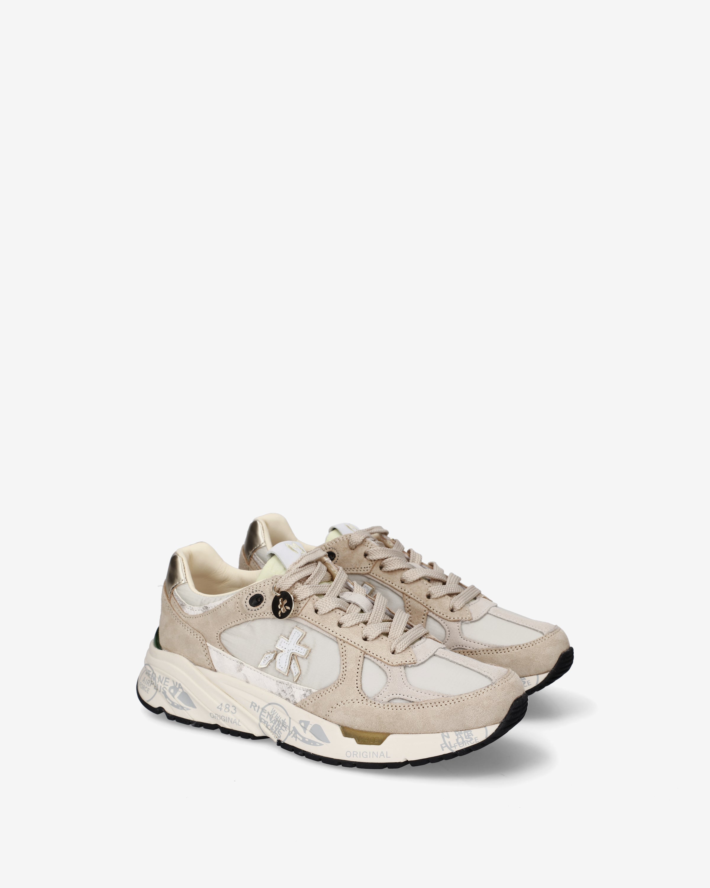 Premiata Mased 8116 sneakers beige dore femme