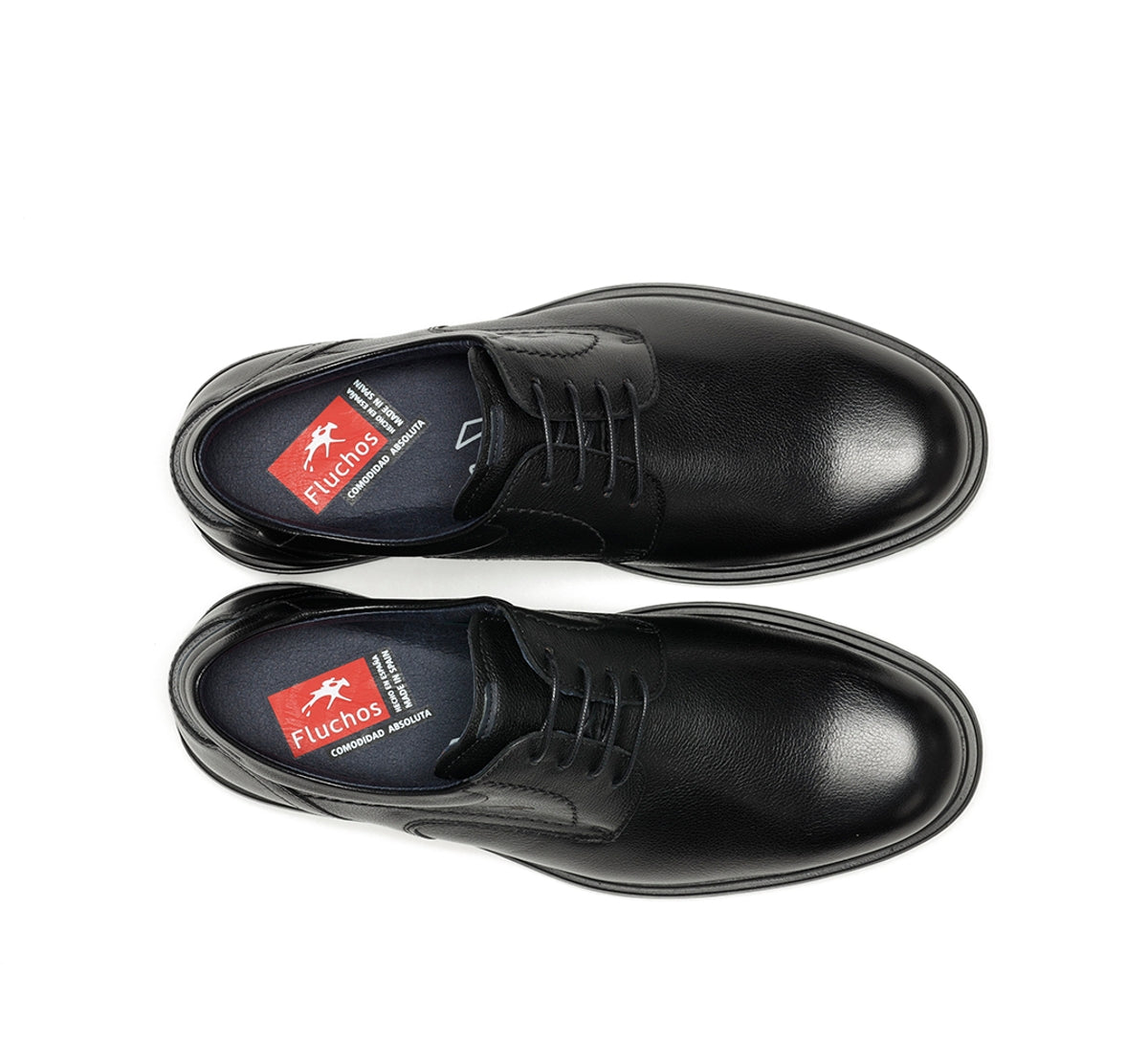 Fluchos Fredy F1604 chaussures homme noires cuir