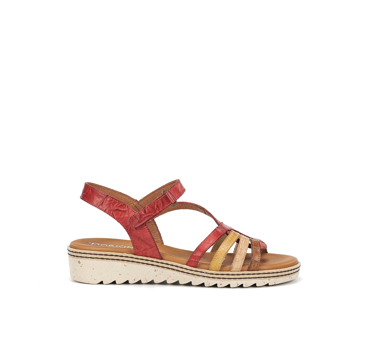 Dorking by Fluchos Espe D9113 Sandale Femme Rouge