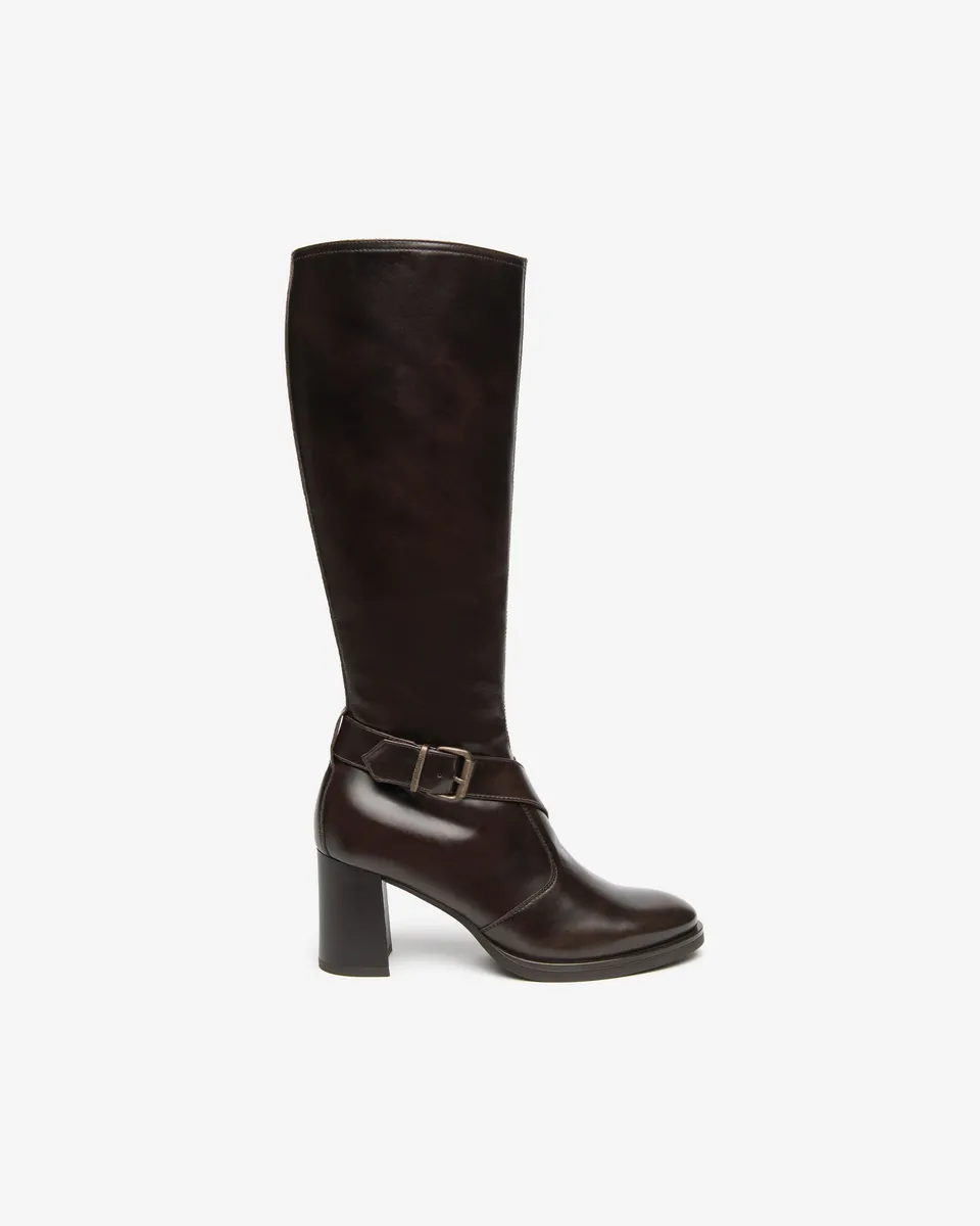 Nero Giardini Boots bottes cuir femme talon 75