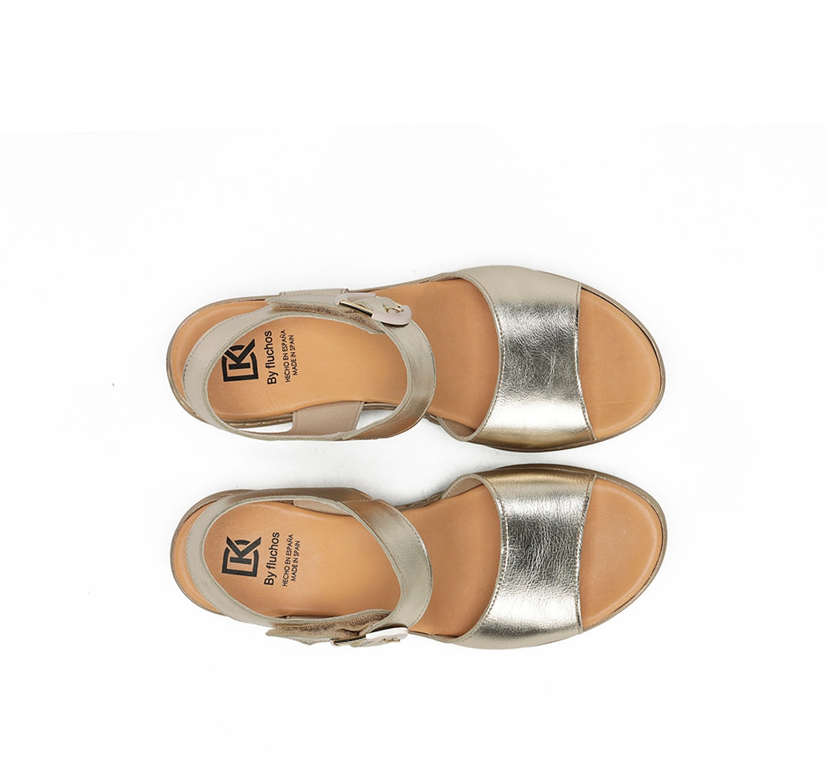 Dorking by Fluchos Windy D9649 sandale dorée cuir