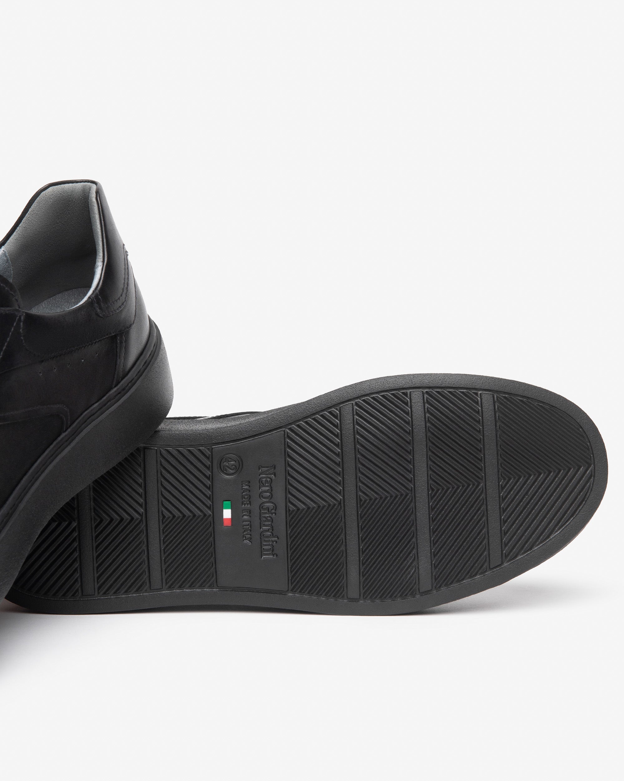 Nero Giardini Sneakers baskets homme cuir lacets 39-46