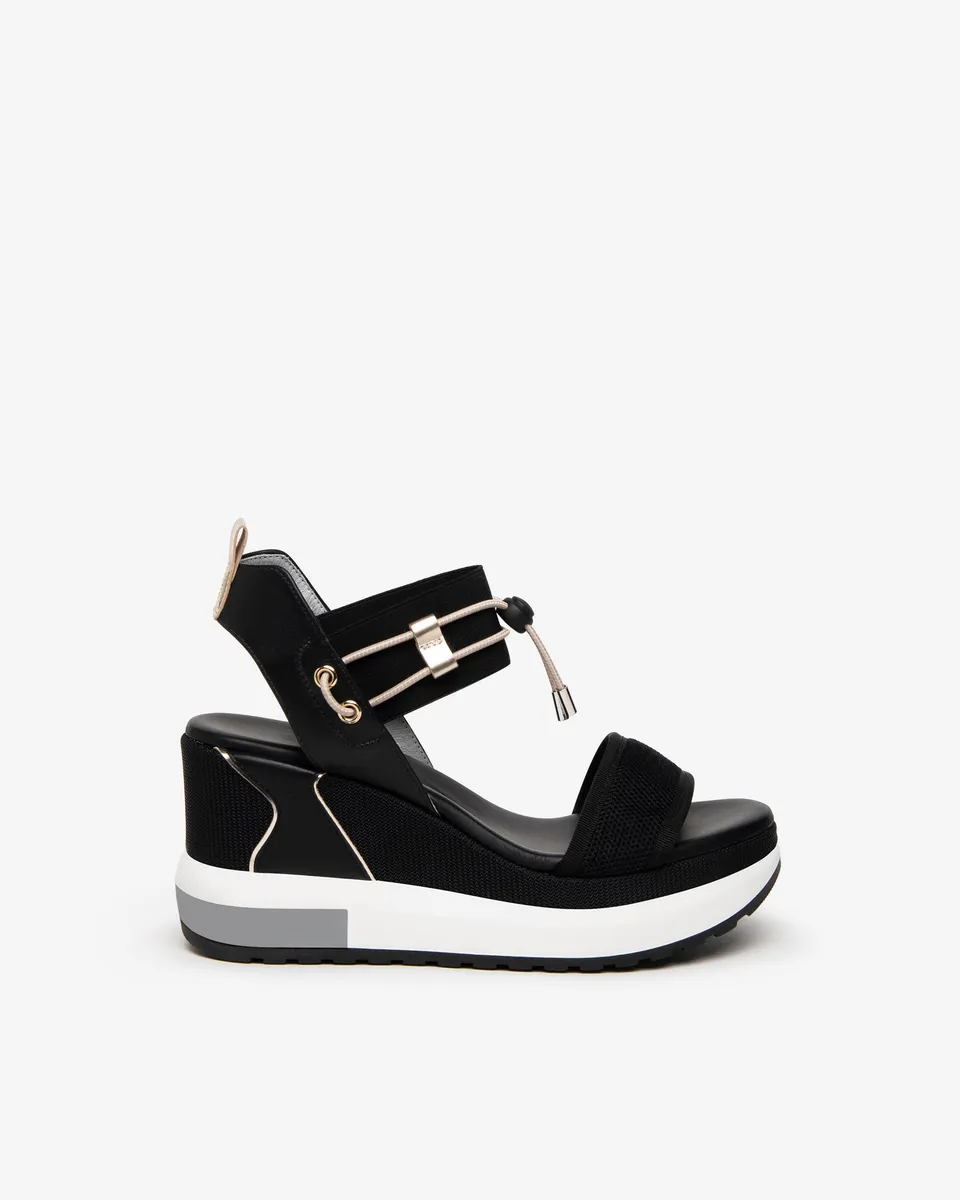 Nero Giardini Sandals sandales cuir toile femme 35-41