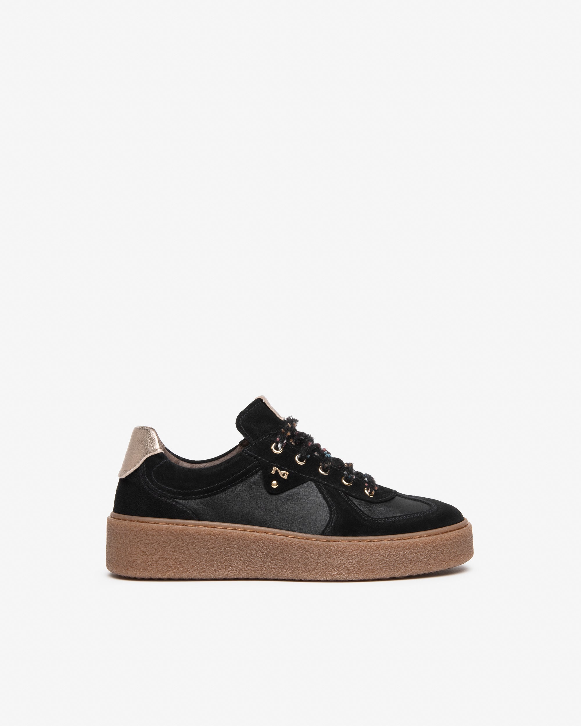 Nero Giardini Sneakers Baskets Cuir Daim Femme Plateforme