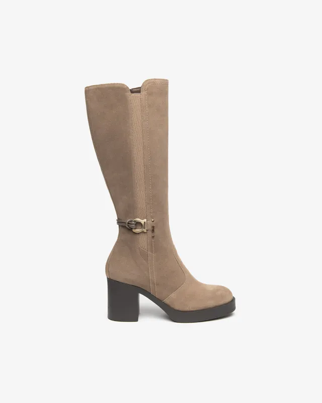 Nero Giardini Boots bottes daim femme talon