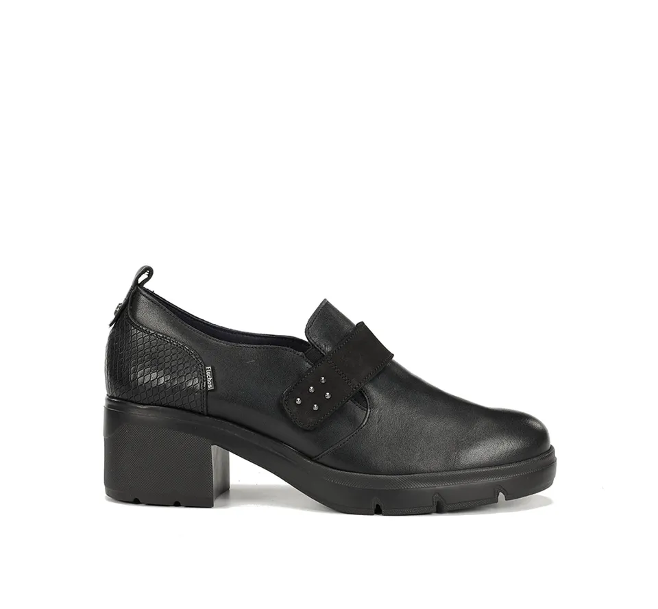 Fluchos Fugaz F2112 slip-on femme noir semelle track