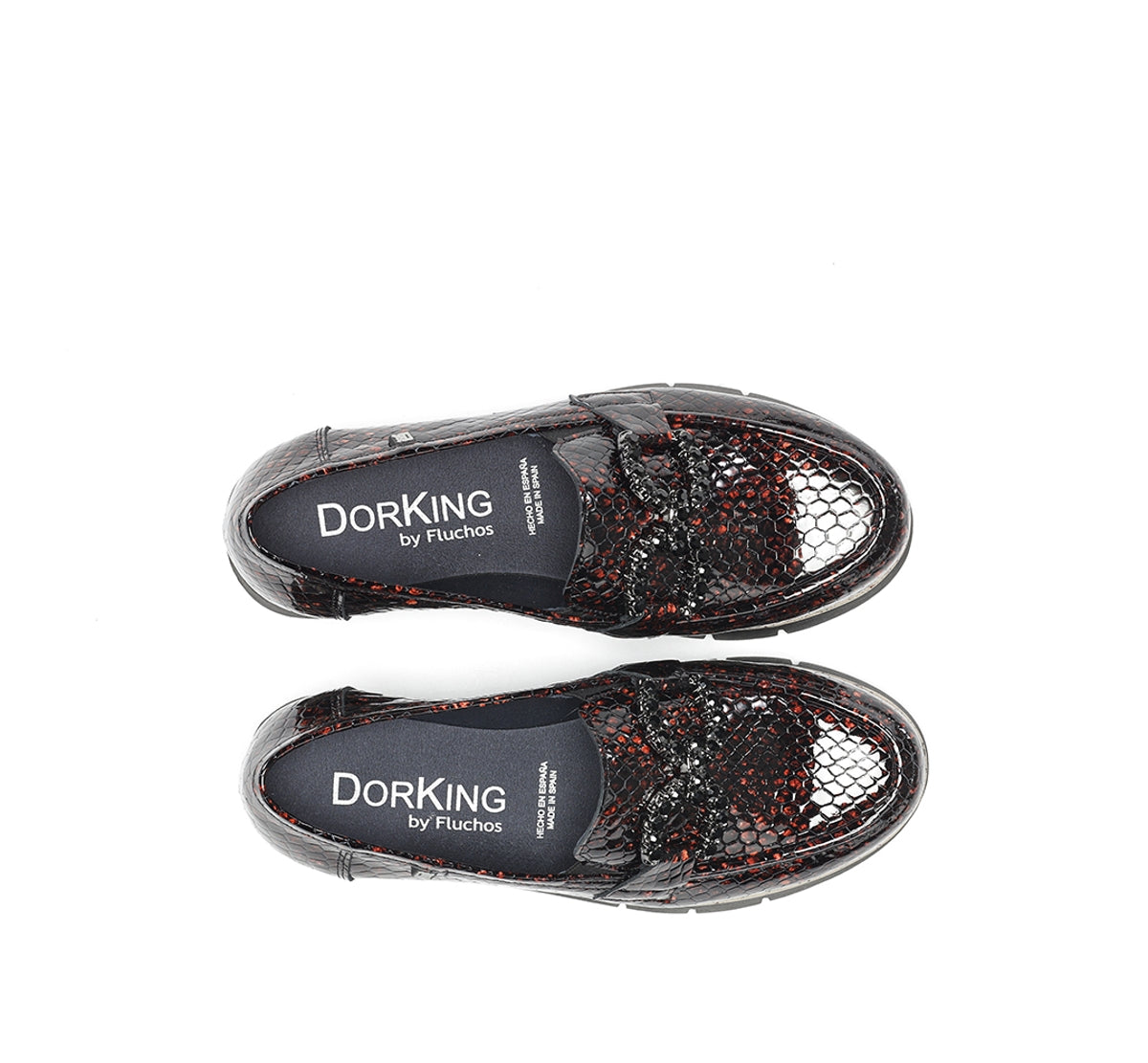 Dorking by Fluchos India D9325 mocassins marron