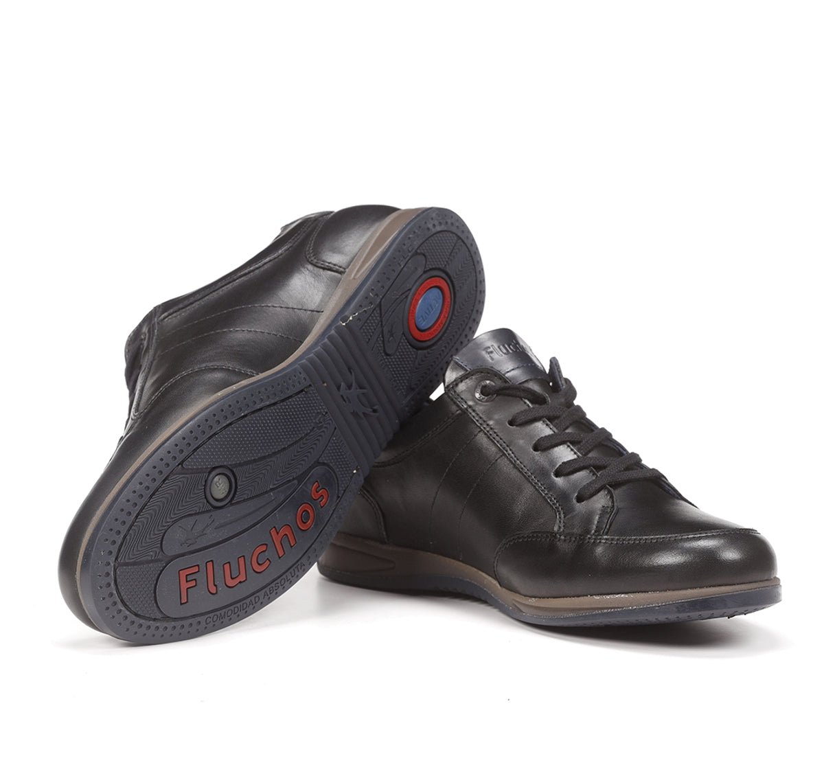 Fluchos Daniel F1280 derbies homme noirs cuir lacets