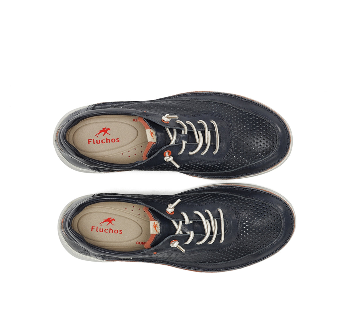 Fluchos Lenox F2219 baskets homme bleues confort