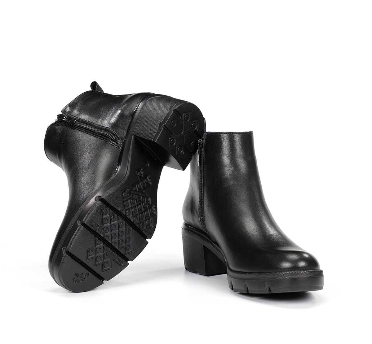 Fluchos Fugaz F2109 bottines femme noir talon track