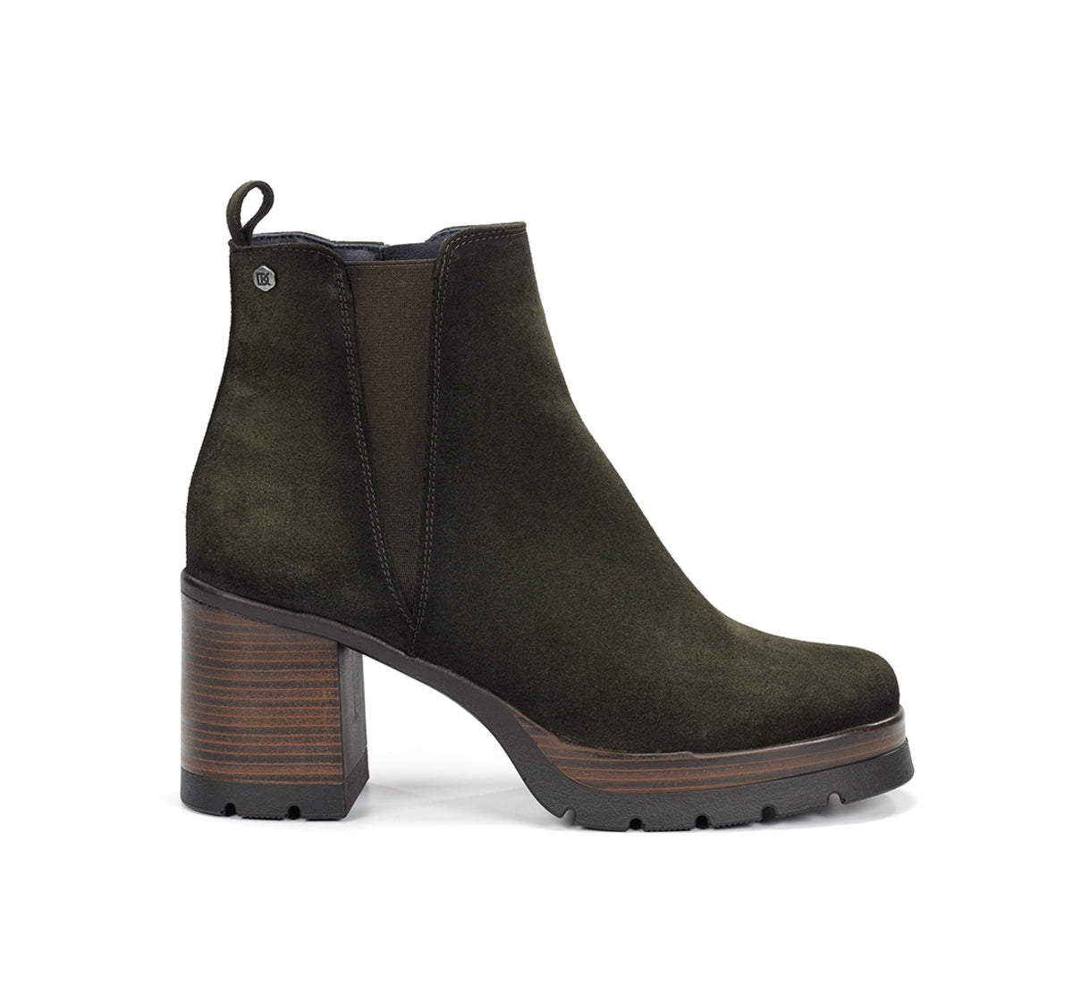Dorking by Fluchos Safe D9414 bottines femme vert talon