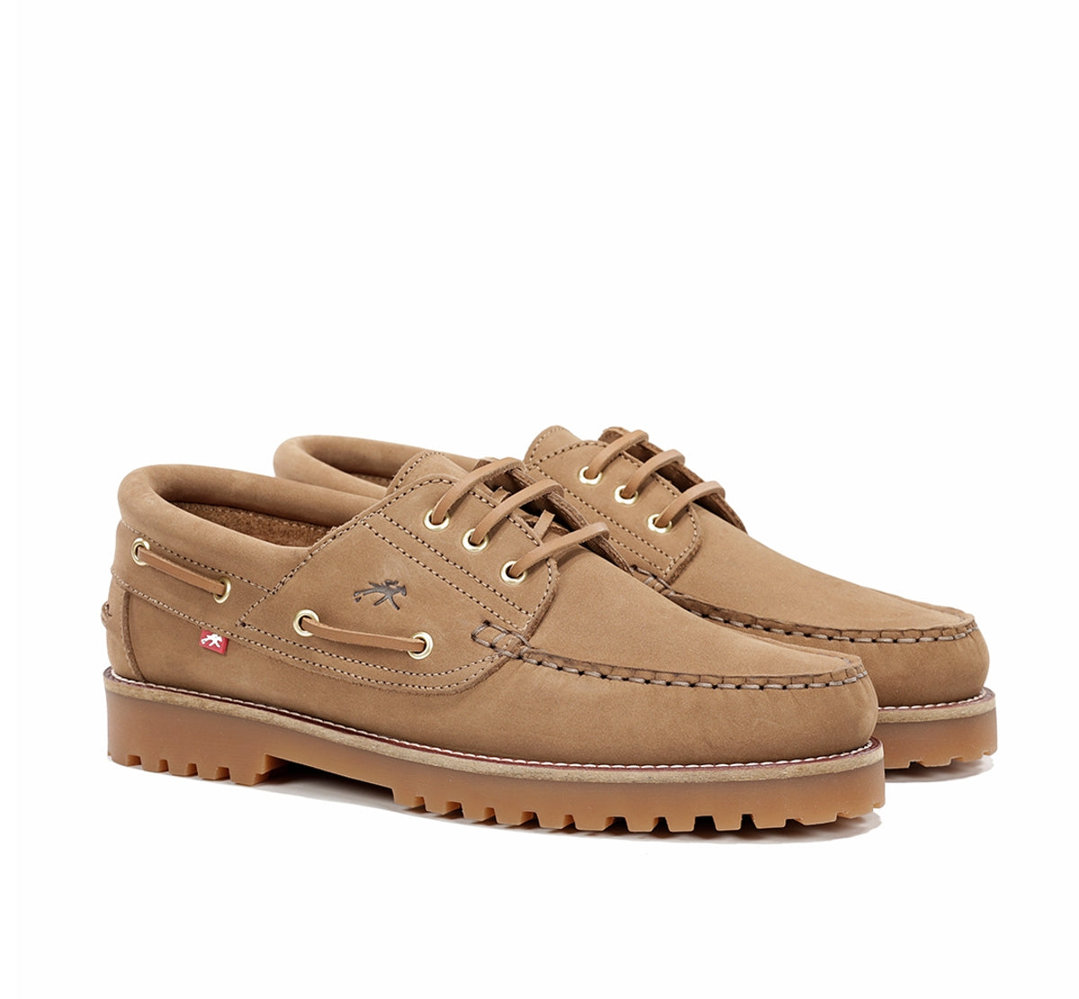 Fluchos Scott F0054 chaussures bateau marron homme