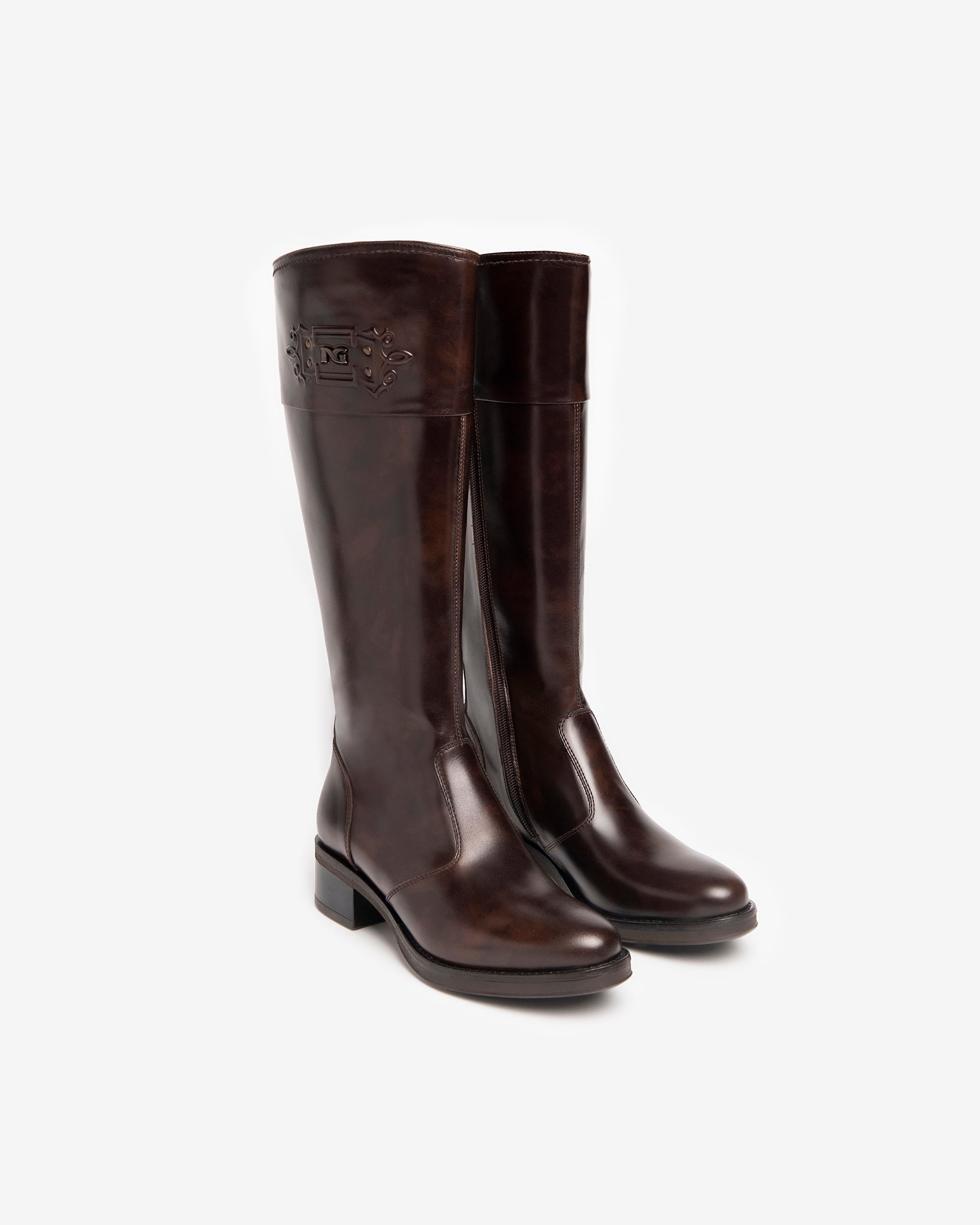 Nero Giardini Boots bottes femme cuir pointure 38