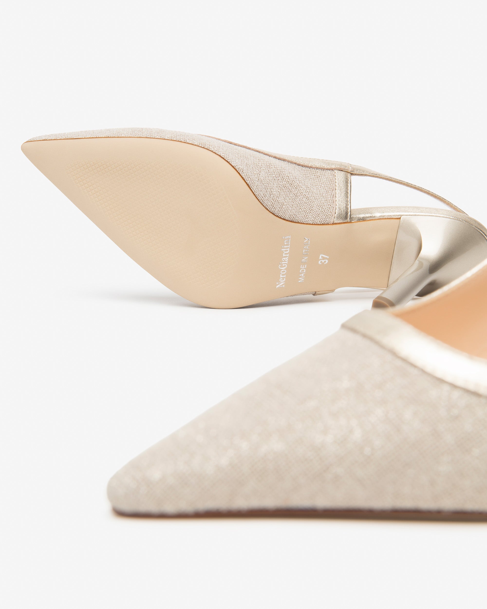 Nero Giardini Slingback escarpins cuir tissu femme