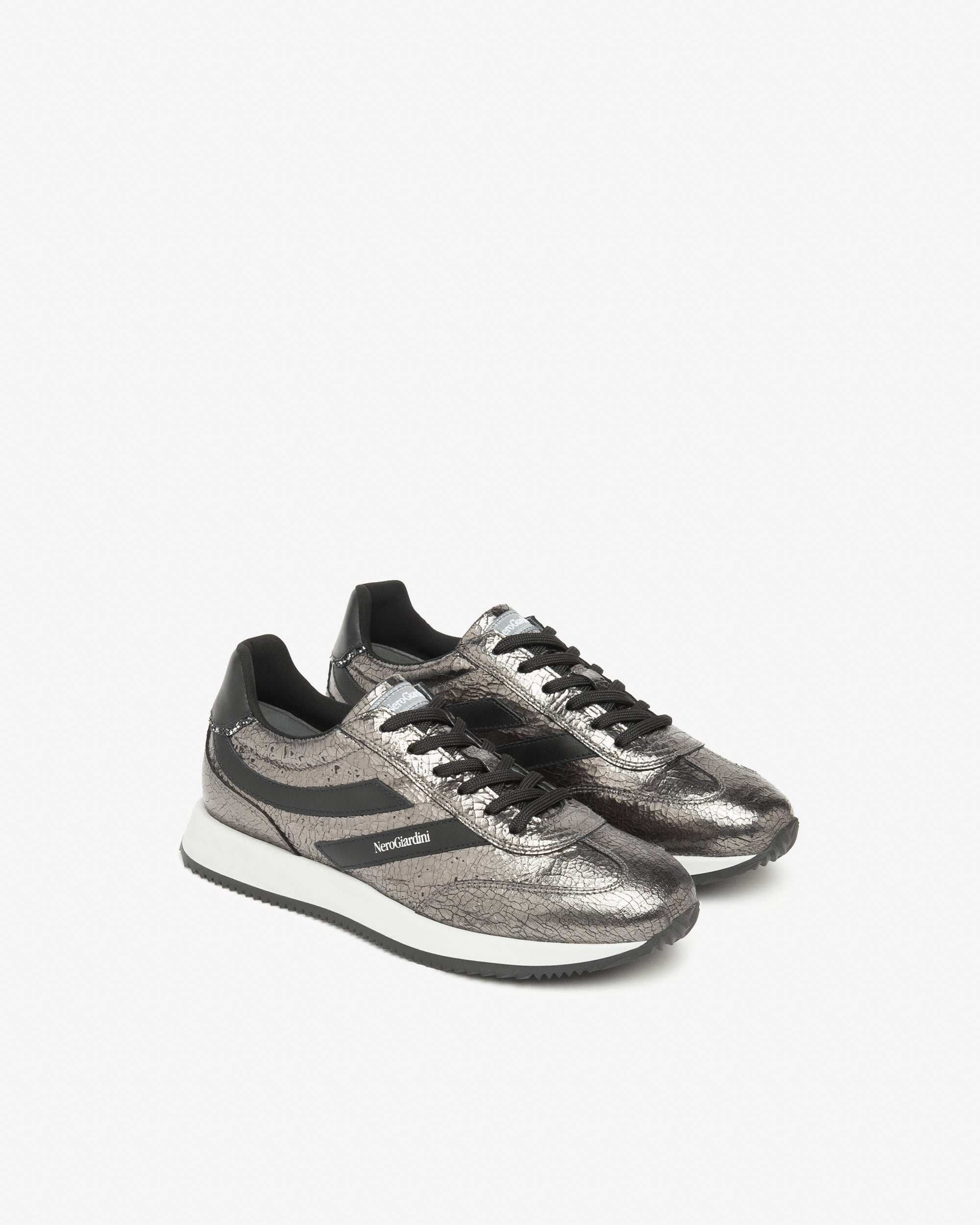 Nero Giardini Sneakers baskets cuir femme 38 memory