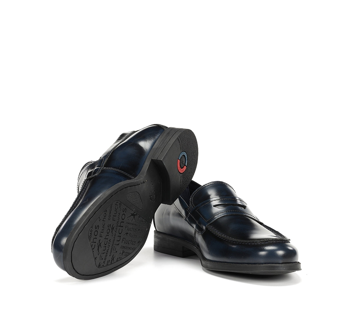 Fluchos Arthur F1933 mocassins bleu homme