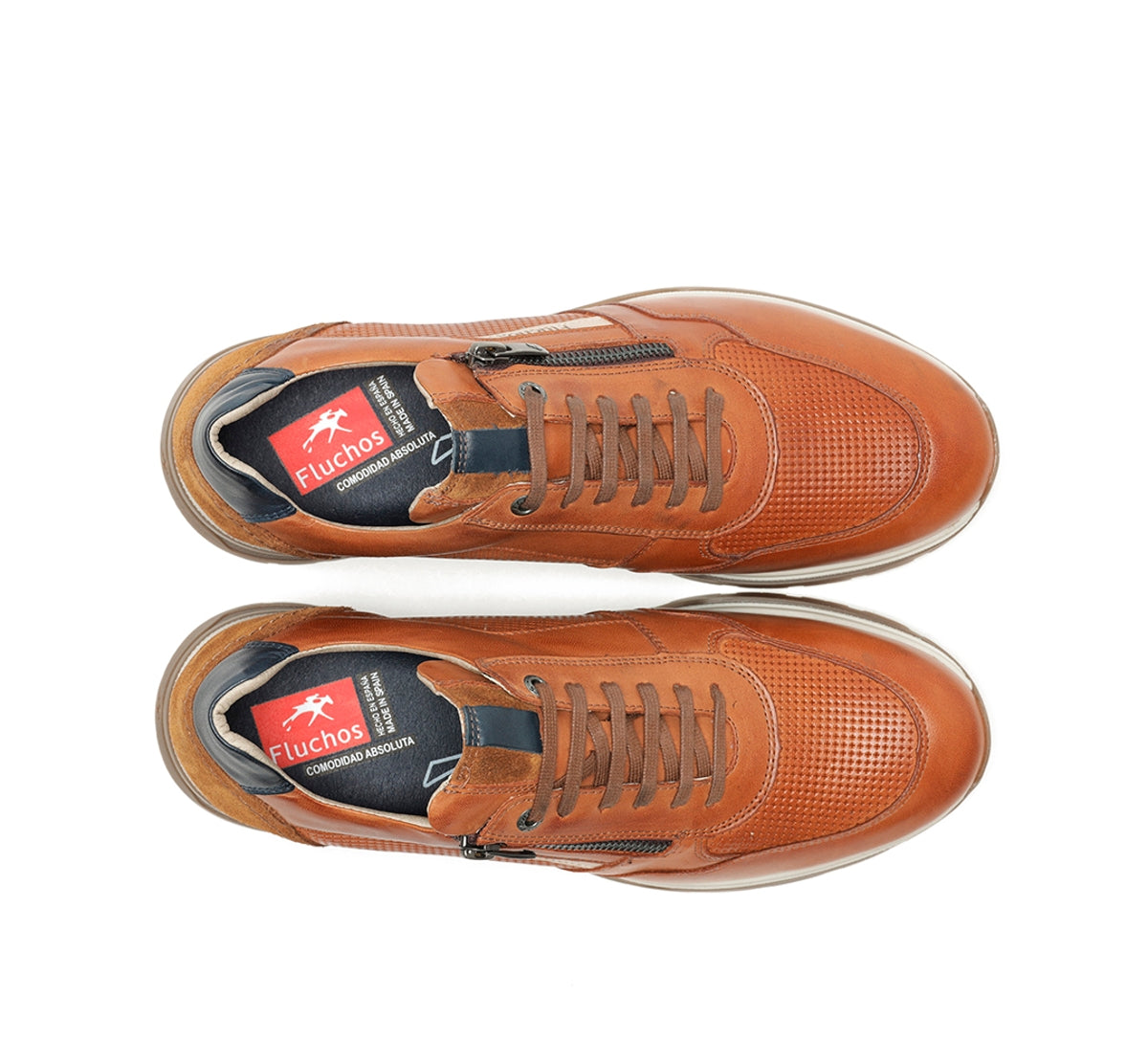 Fluchos Louis F1752 basket marron cuir homme