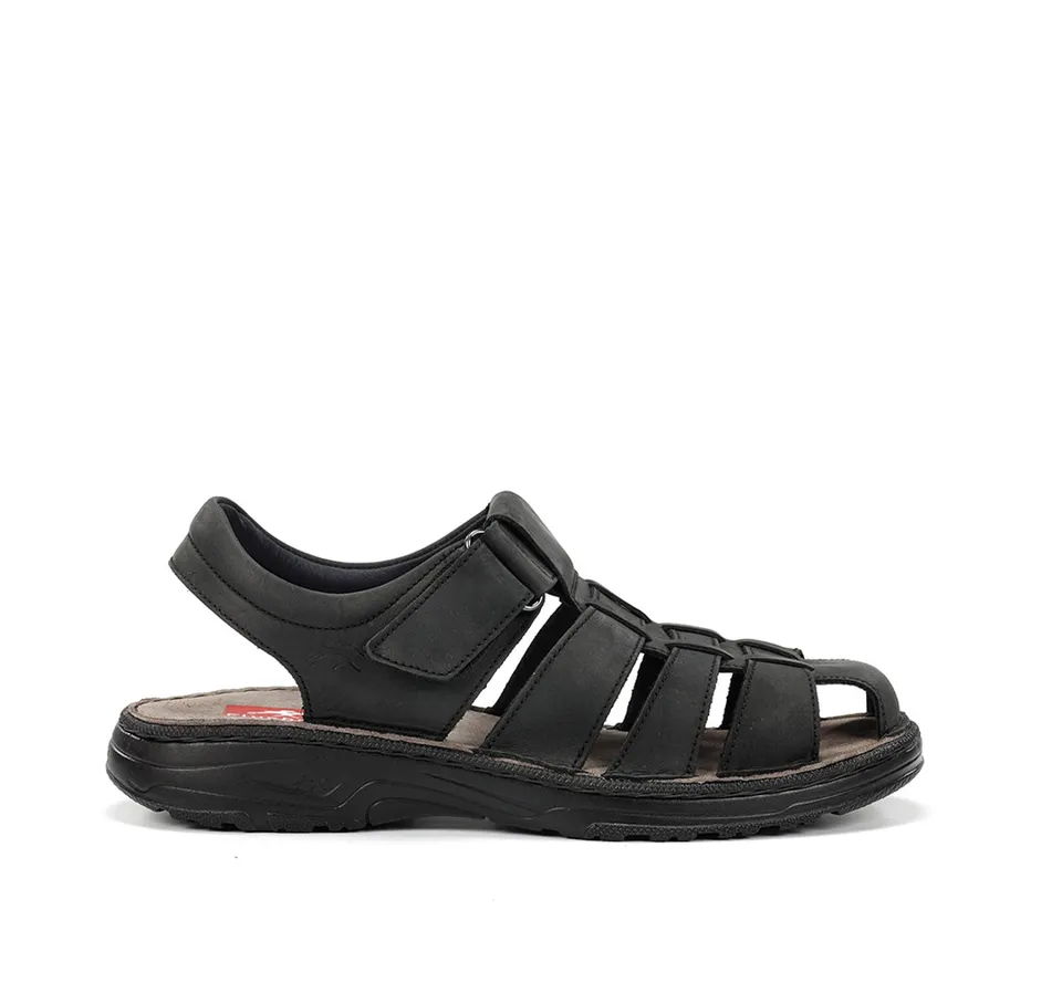 Fluchos Azores F2198 sandales homme noir velcro été