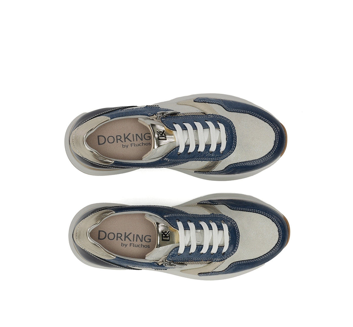 Fluchos Dorking Flix D9673 chaussure bleue femme
