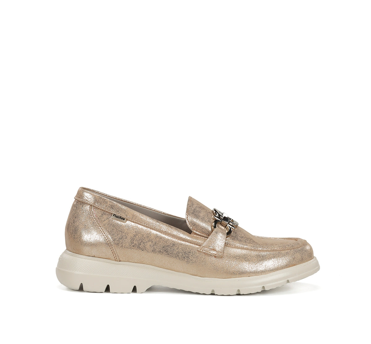 Fluchos Gladis F2282 mocassins femme doré cuir
