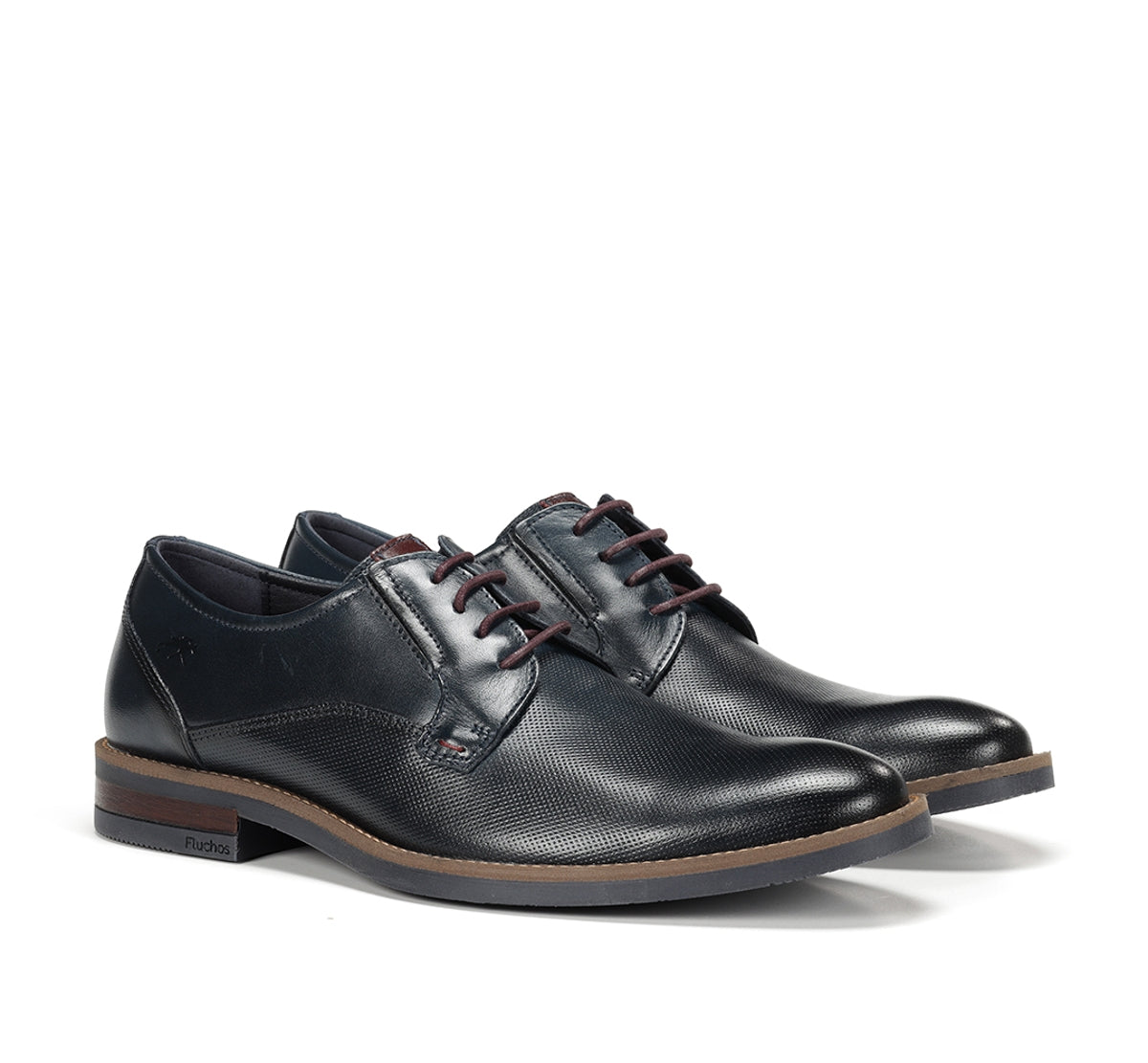 Fluchos Zapatos Theo F1631 derbies bleu homme cuir