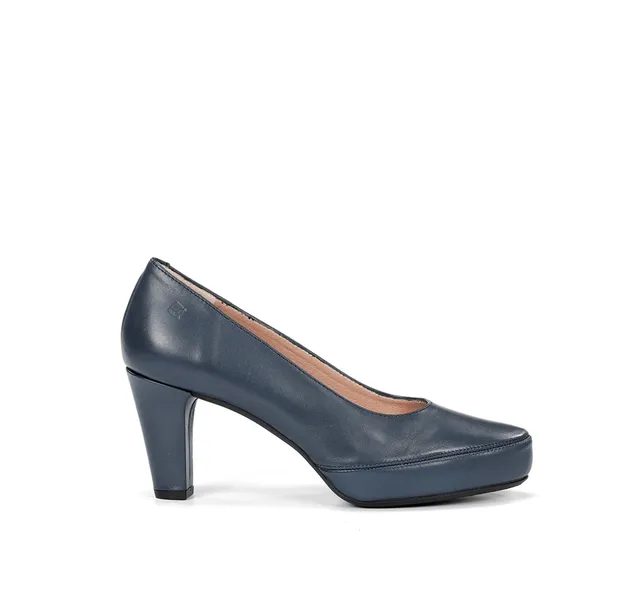 Dorking by Fluchos Blesa D5794 escarpins femme bleus cuir