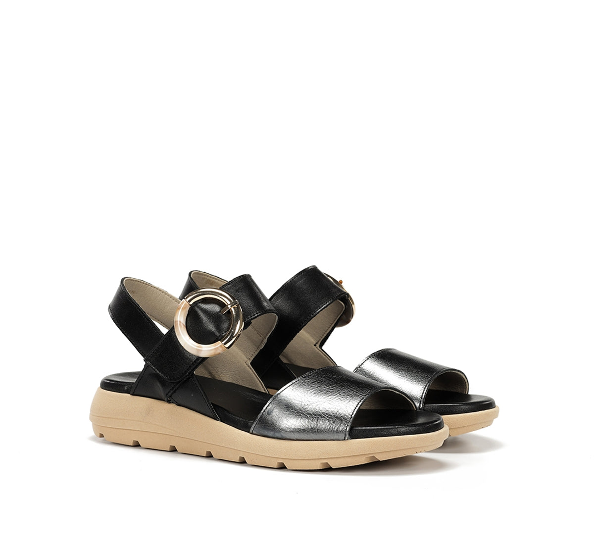 Dorking by Fluchos Gandia D9523 sandale femme noire