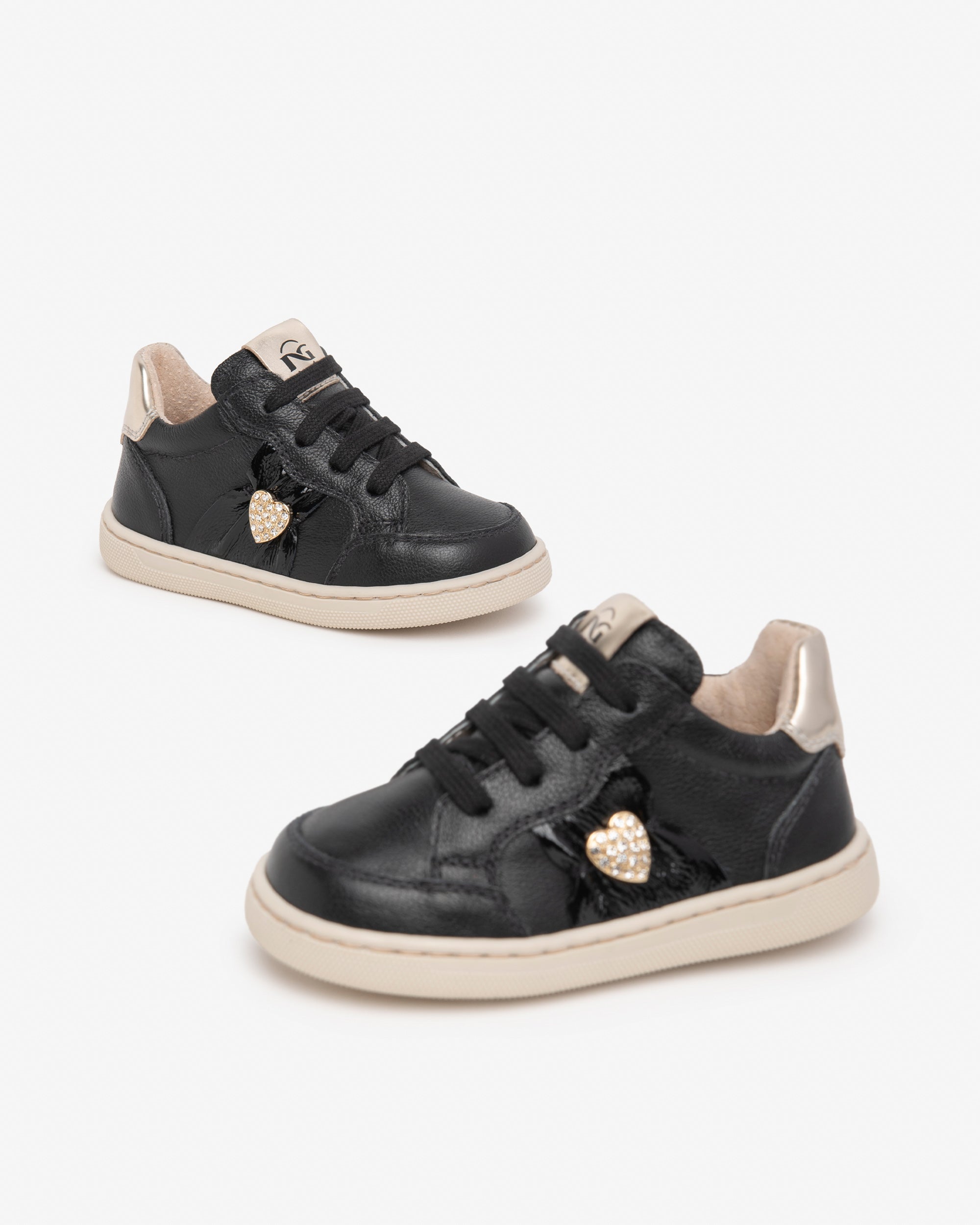Nero Giardini Sneakers baskets fille cuir zip 24