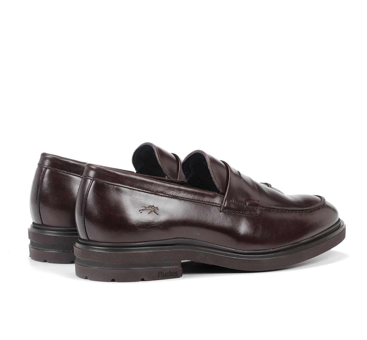 Fluchos Belgas F0633 mocassin homme marron cuir