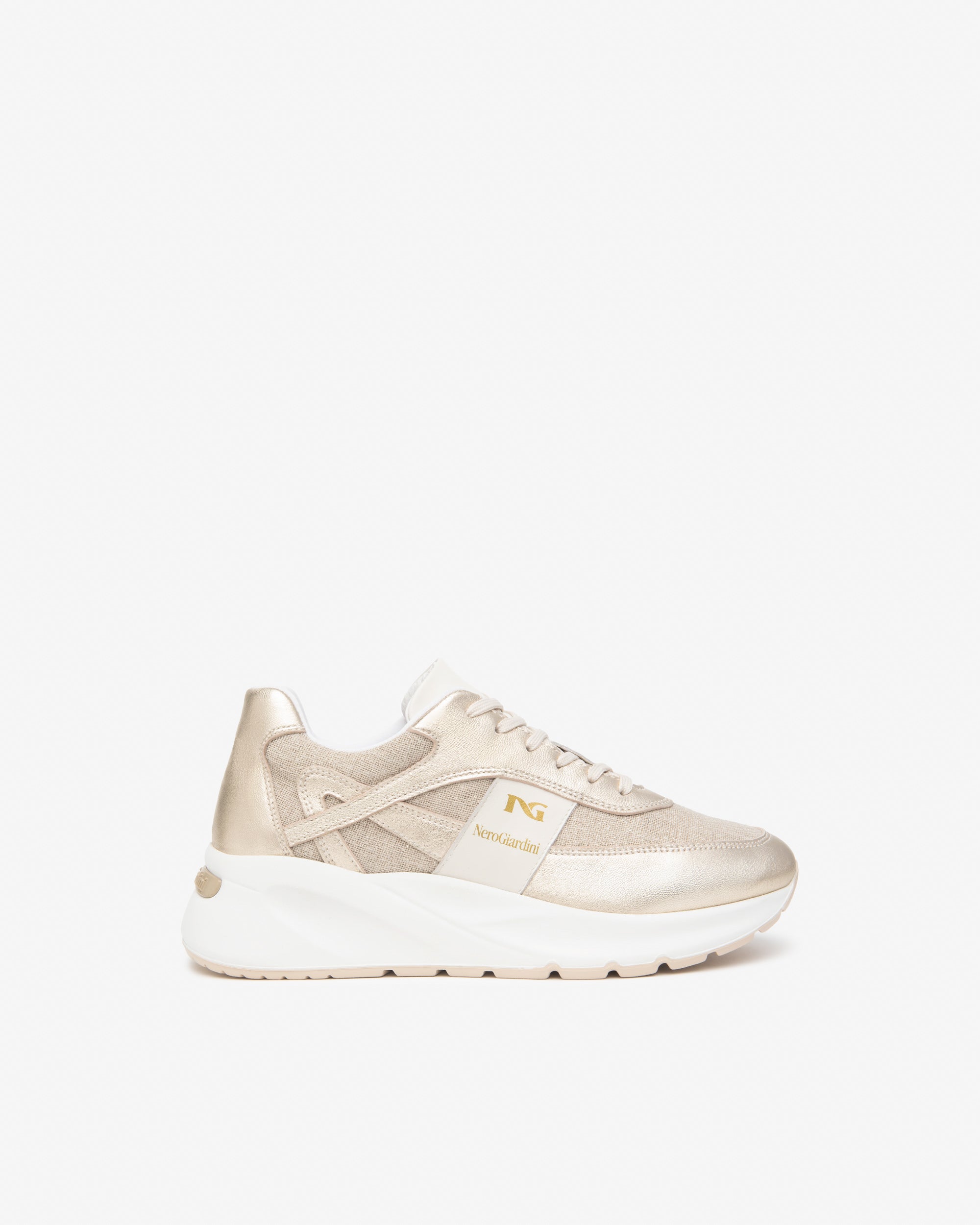 Nero Giardini Sneakers Baskets Femme Daim et Tissu