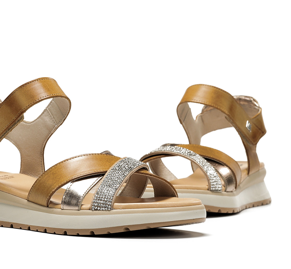 Dorking Ter D9728 sandales femme marron confort