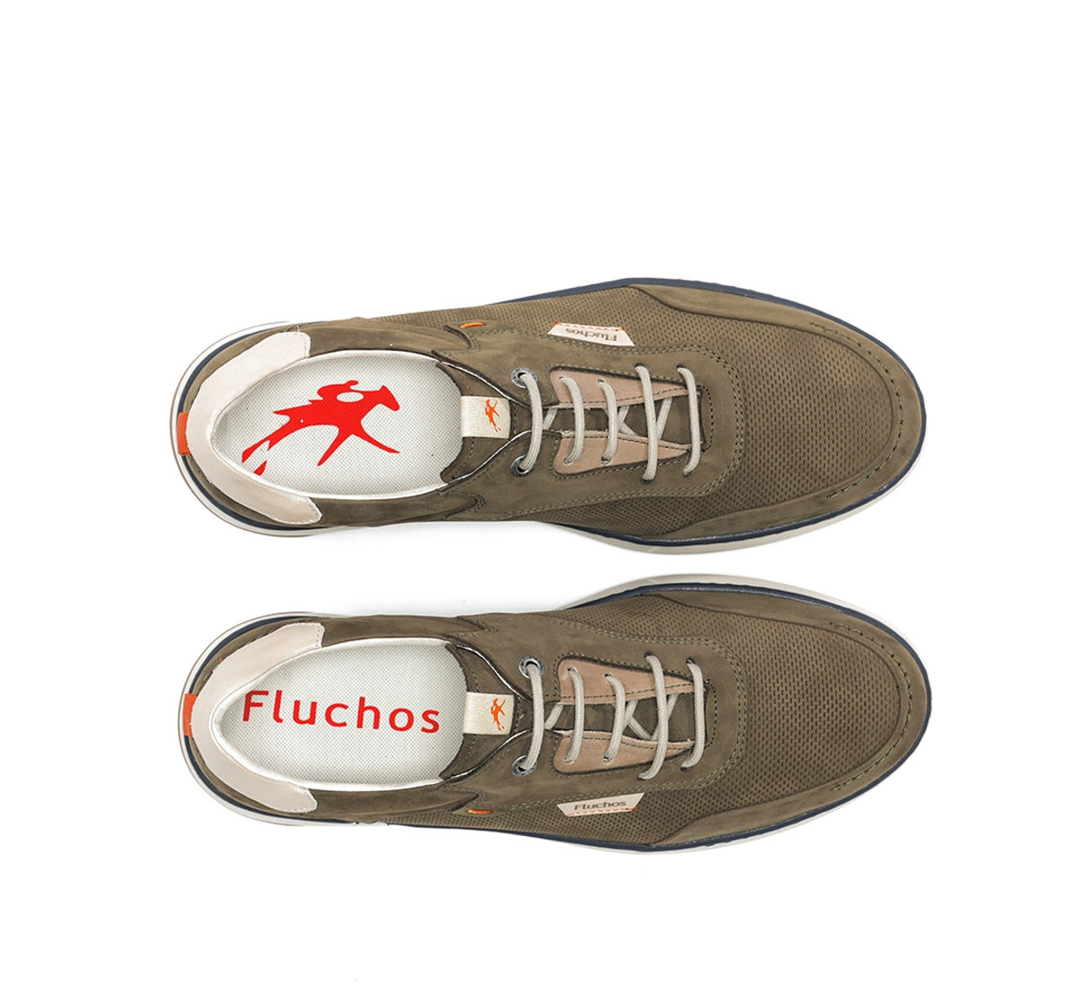 Fluchos Jeff F2210 chaussures homme vertes lacets