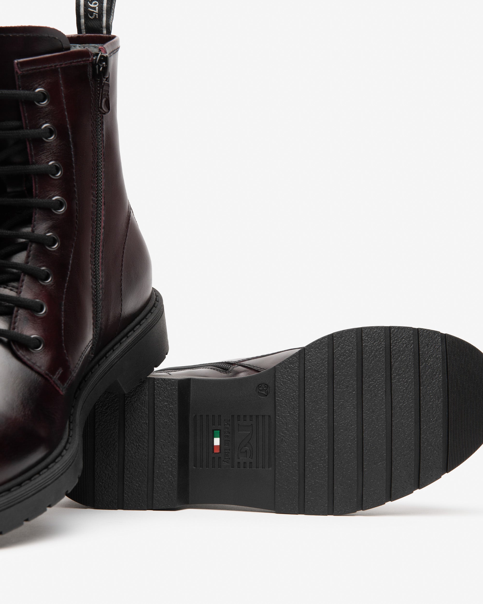 Nero Giardini Combat Boots Cuir Python Femme 35-41