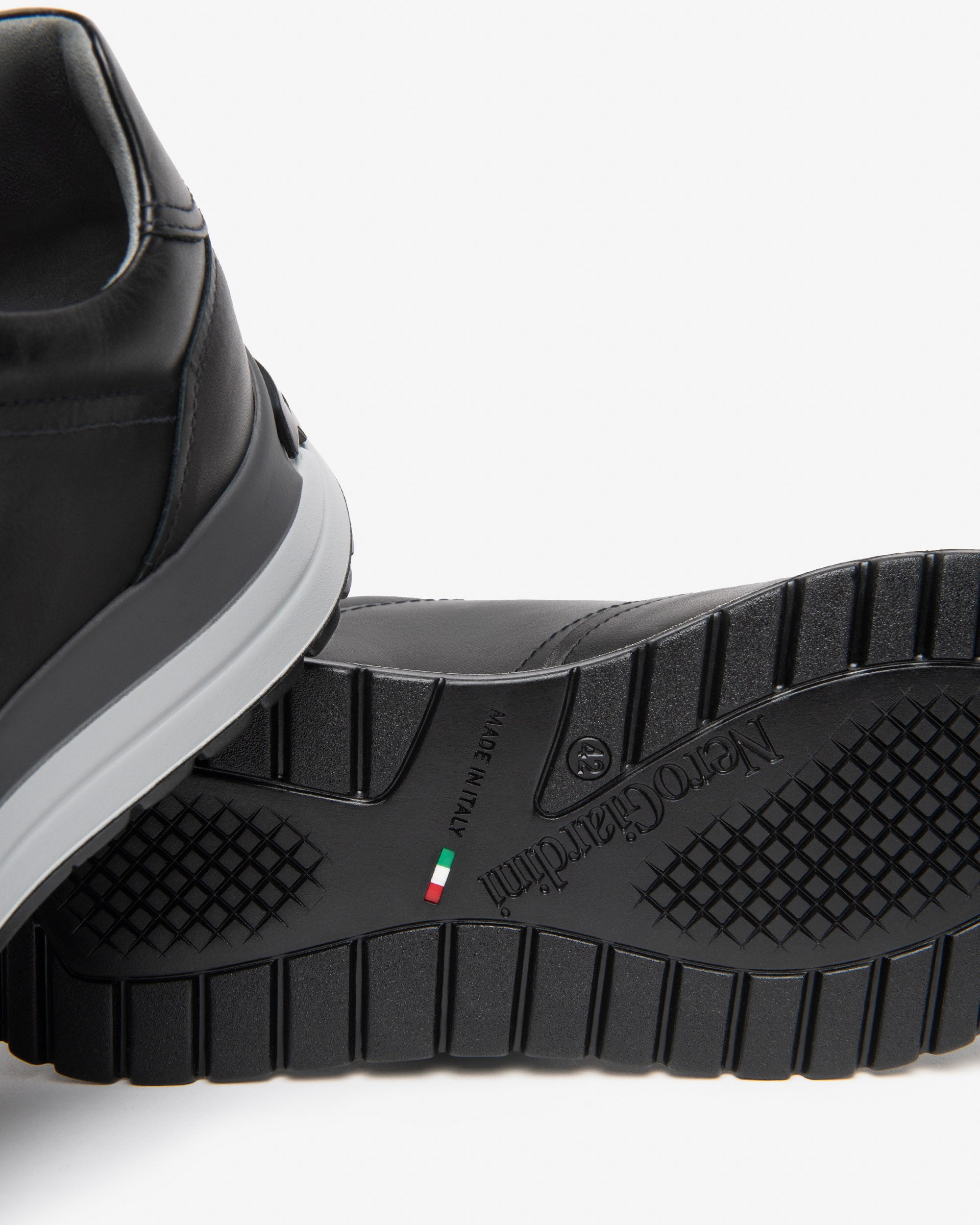 Nero Giardini Sneakers Basket Cuir Homme Automne Hiver