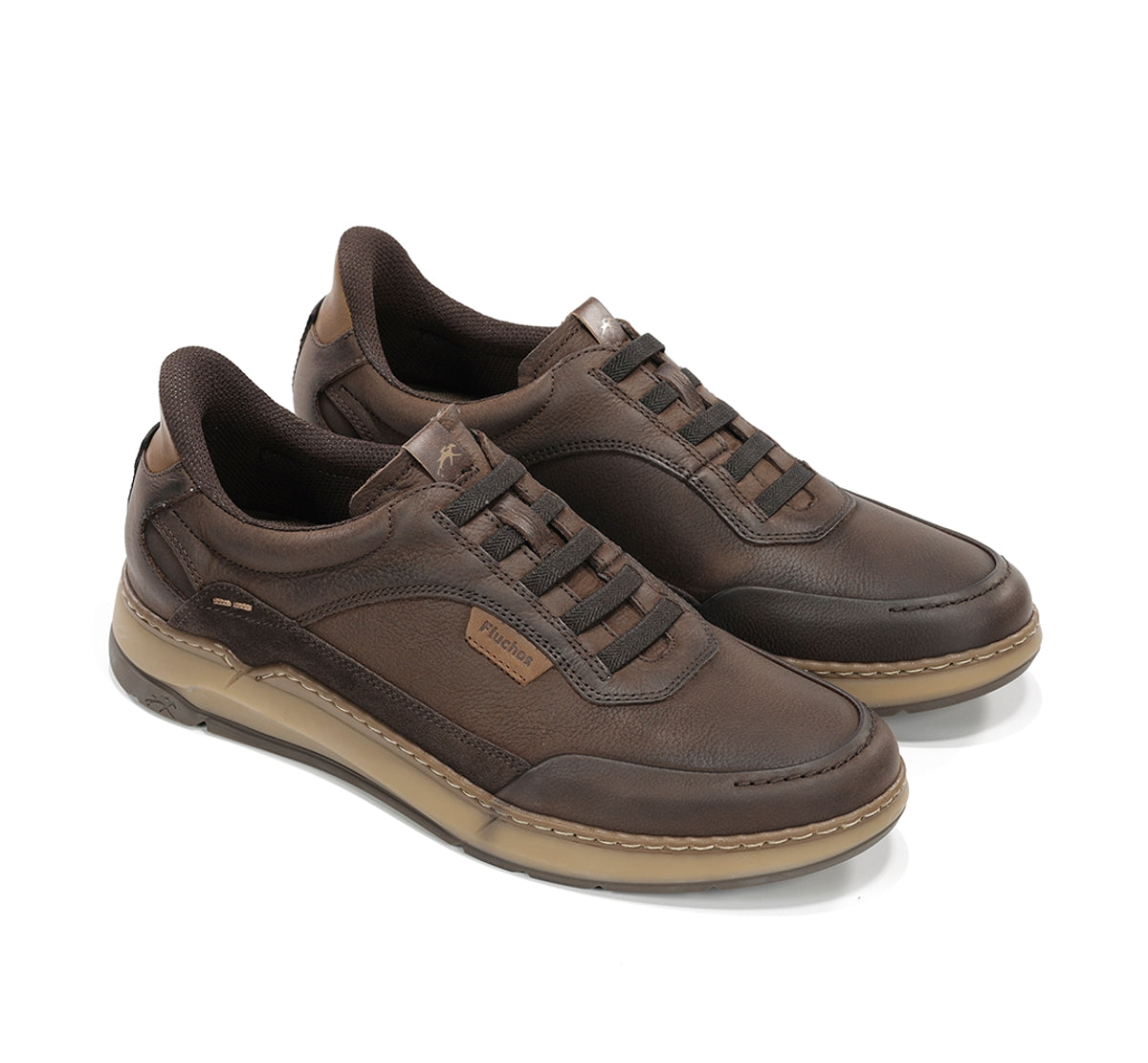 Fluchos Jeff F2511 basket homme marron cuir