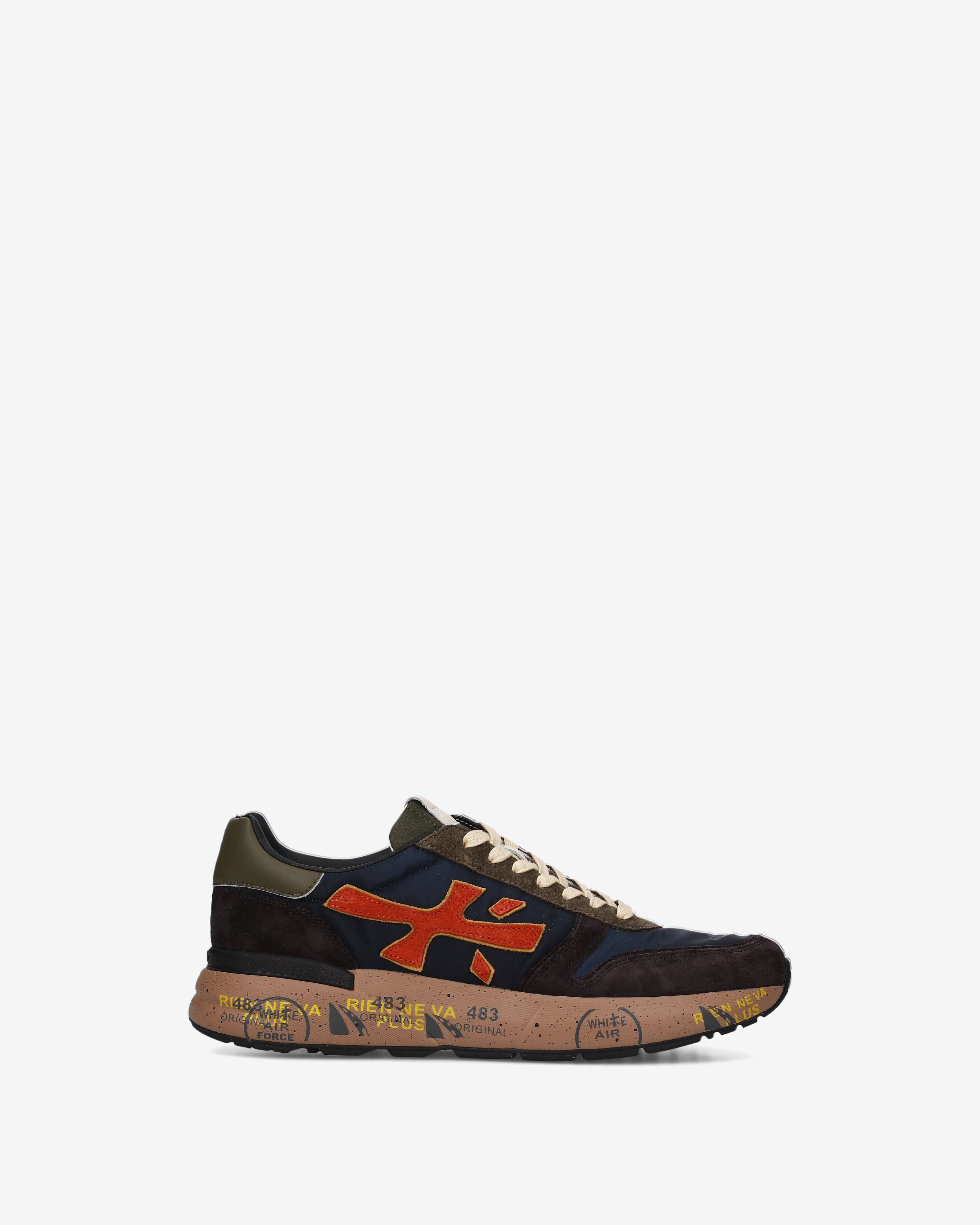 Premiata Mick 7721 baskets homme bleu marine