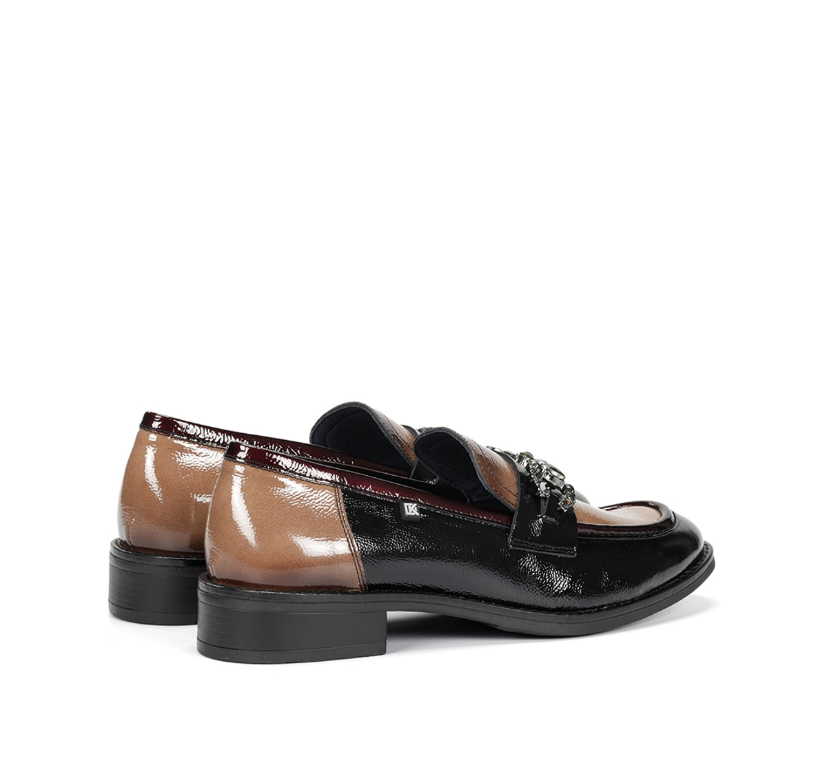 Dorking by Fluchos Harvard D9118 mocassins femme noir