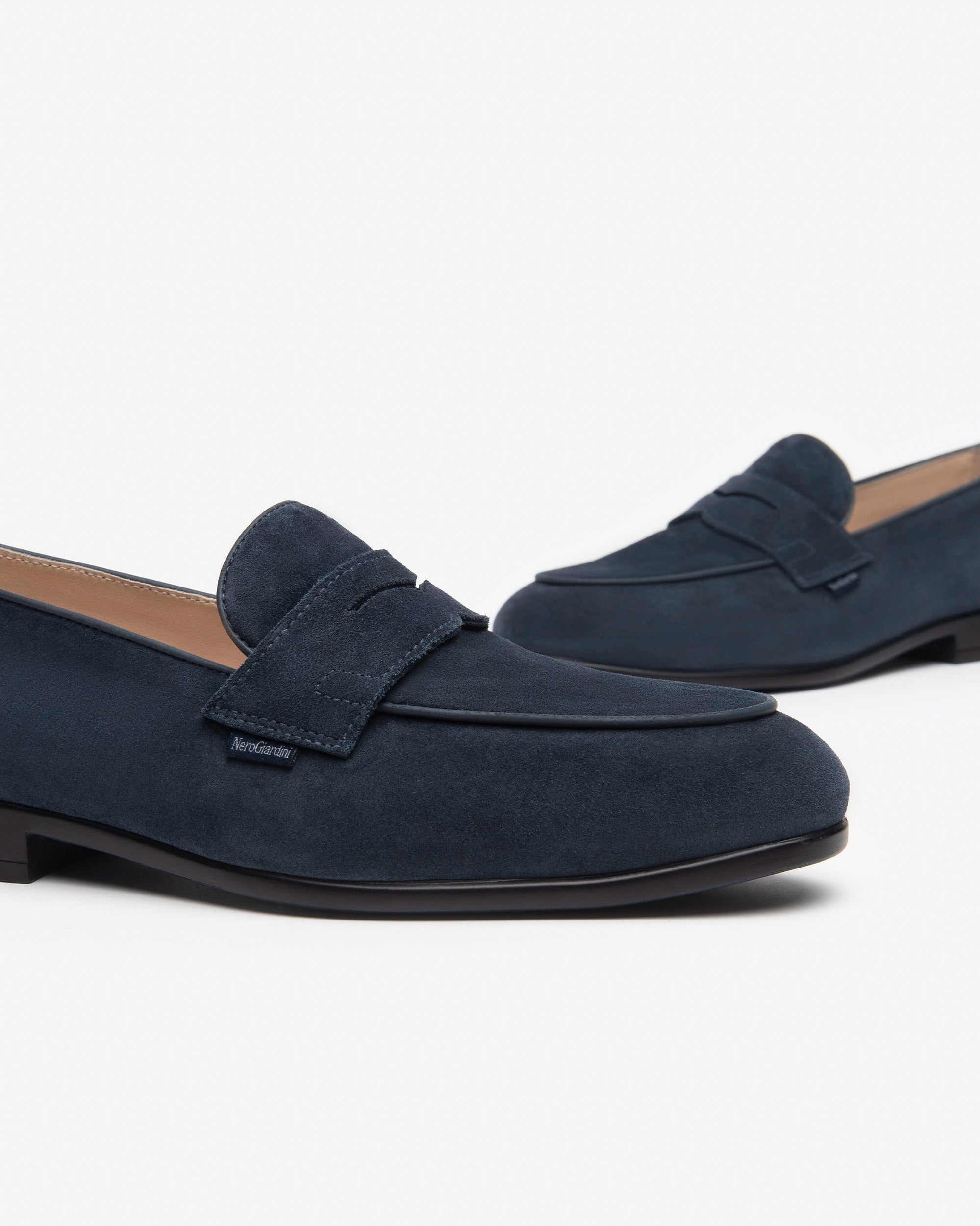 Nero Giardini Loafers Mocassins Daim Homme