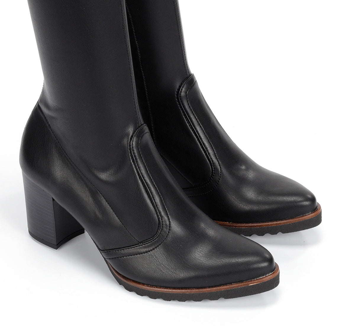 Dorking Thais D7890 bottes femme noir talon