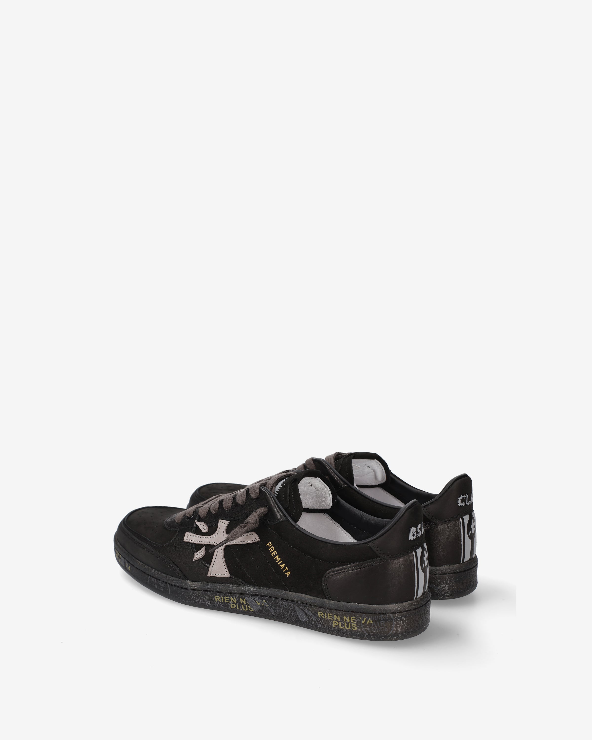 Premiata Bskt Clay 8439 sneakers cuir noir