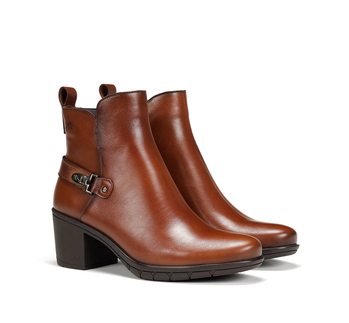 Fluchos Nydia F1798 bottine marron habillée femme