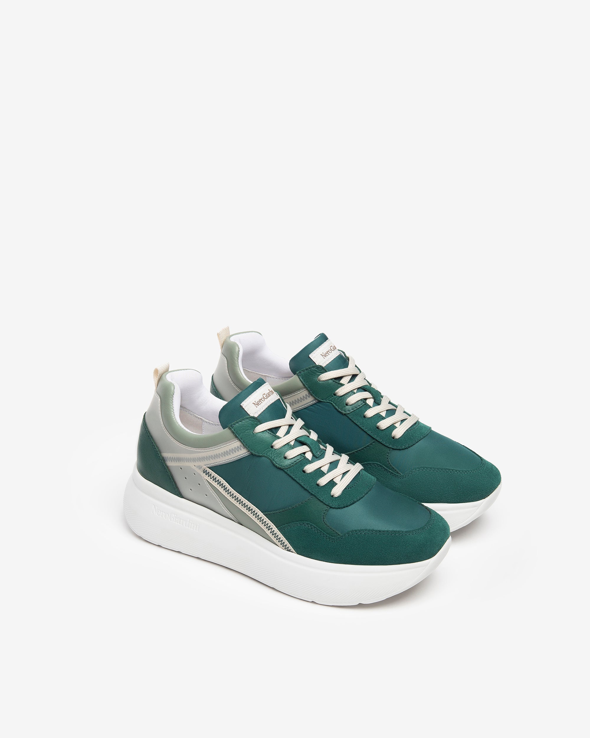Nero Giardini Sneakers baskets femme daim cuir